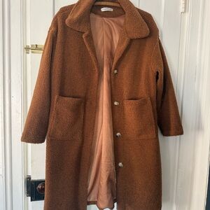 Cozy Brown Teddy Jacket